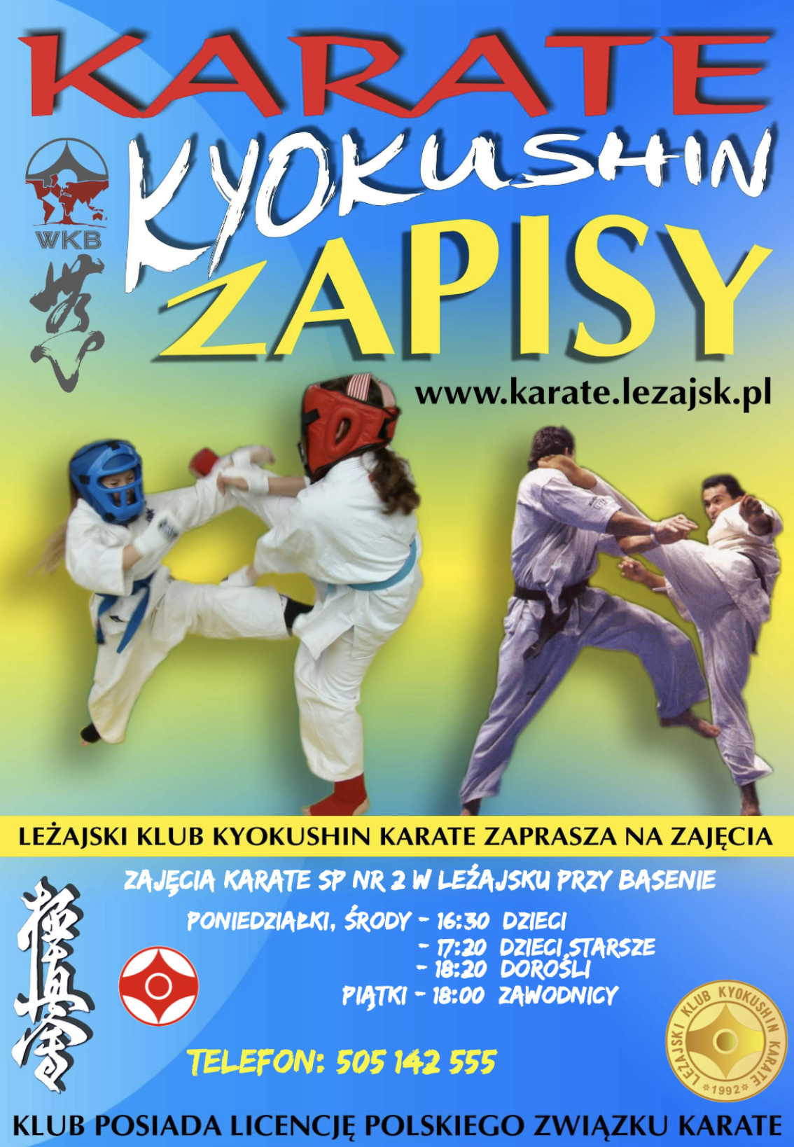 Read more about the article Zapraszamy na zajęcia Karate